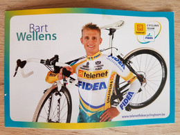 Card Bart Wellens - Team Telenet-Fidea - 2009 - Cycling - Cyclisme - Ciclismo - Wielrennen - Radsport