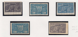 Rusland Jaar 1922 Michel-cat. 176/179 X+z - Other & Unclassified