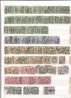 Belgien , Doppelseite Aus Lagerbuch Mit Alten Briefmarken , Grosse Anzahl - Non Classificati