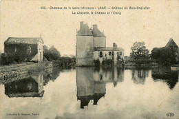 Legé * Le Château Du Bois Chevalier * La Chapelle , Le Château Et L'étang * Châteaux De La Loire Inférieure N°602 - Legé