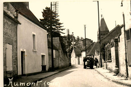 Aumont * Carte Photo * Une Rue Du Village - Andere & Zonder Classificatie