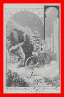 CPA Illustrateur Charles SCOLIK.. Joyeux Noël, Ange Sur Vélo...O485 - Scolik, Charles