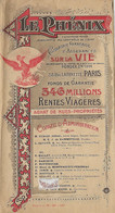 Prospectus 4 Volets Compagnie Assurances LE PHENIX - 1906 - Rente Rentes Viagères - Agent Général GUIMARD Nevers - Documents Historiques