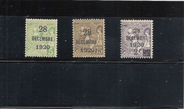 Monaco Yvert Et Tellier  N° 48/50 Cote 57 € - Unused Stamps