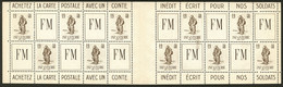 (*) No 10A, 20 Feuillets De 10 Ex Sans La Couverture De Carnet. - TB - Franchise Stamps