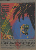 Livret Commercial S.P.I.E. Société Parisienne Industrie Chemins De Fer Tramways Electriques - Exposition Coloniale 1931 - 1900 – 1949