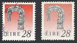 Irland, 1991, Mi.-Nr. 750 Type I+II, Gestempelt - Gebraucht