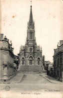 N°93091 -cpa Beauval -l'église- - Beauval