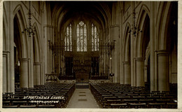 NORTHANTS - NORTHAMPTON - ST MATTHEWS CHURCH INTERIOR RP N167 - Northamptonshire