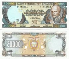 Ecuador 20000 Sucres 1999. UNC 20.000 Sucres - Ecuador
