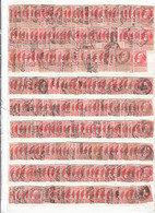 Belgien , Doppelseite Aus Lagerbuch Mit Alten Briefmarken , Grosse Anzahl - Non Classificati