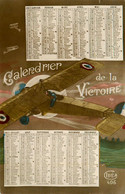 Militaria * Carte Photo Calendrier 1917 Calendar Almanach * Illustrateur Avion Aviateur * Guerre 14/18 War WW1 - Other & Unclassified
