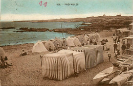 Préfailles * Vue Sur La Plage * Les Cabines De Bain - Préfailles