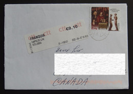 2022 Portugal To Canada Cover - Cartas & Documentos