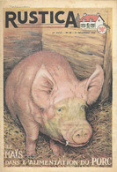 Revue RUSTICA  N° 50 - 11 Décembre 1955 - Le Maïs Dans L'alimentation Du Porc - - Jardinage