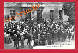 69  COURS - MANIFESTATION DU 27 AOÛT 1908 CONTRE LA MUNICIPALITE - BE - Cours-la-Ville