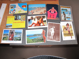 NUS FEMININS - 15 CPA COULEURS DE TOURISME AVEC NUS FEMININS - - 5 - 99 Postkaarten
