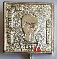 Boxing Yugoslavia Serbia Beograd Mec Sampiona (Championships) PIN A7/9 - Boksen