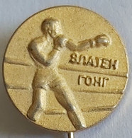 Golden Gong Zlaten Gong Boxing Tournament Skopje Macedonia Yugoslavia PIN A7/9 - Boxing