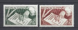 ⭐ Monaco - YT N° 392 Et 393 ** - Neuf Sans Charnière - 1953 ⭐ - Unused Stamps