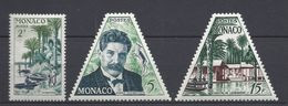 ⭐ Monaco - YT N° 412 à 414 - Neuf Sans Charnière Et Neuf Sans Gomme - 1955 ⭐ - Unused Stamps