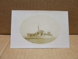 MARINE MILITAIRE Carte Photo Croiseur Cuirassé Edgar Quinet - Guerre