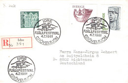 SWEDEN - REGISTERED MAIL 1981 IDRE > GERMANY / ZL265 - Covers & Documents