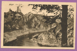 CROZANT - Ruines Du Château Et La Creuse - Circulé 1933 - Crozant