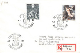 SWEDEN - REGISTERED MAIL 1982 JOKKMOKK > GERMANY / ZL266 - Storia Postale