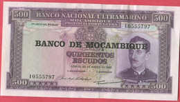 500 Escudos 23/3/ 67 Neuf 18 - Mozambique