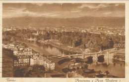 Torino 1932; Panorama E Ponte Umberto I - Viaggiata. - Verbania