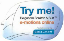 BEL_SURF : BSCR22 10 EUR Try Me  E-motions Online USED Exp: 31/DEC/2003 - To Identify