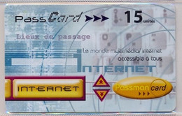 FRANCE : FRAPA02A 15u Passman Card )lieux De Passage( +www USED - Andere & Zonder Classificatie