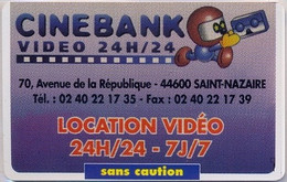 FRANCE : CYB04 15u Cyberis 75017 / CINEBANK MINT - Autres & Non Classés