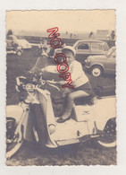 Au Plus Rapide Enfant Nommé Franco C... Sur Scooter Moto Guzzi 160 Galetto Année 1956 Beau Format - Personnes Identifiées