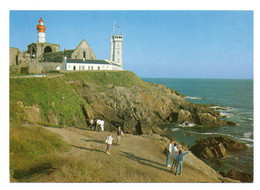 Ed Jos CT9765- PLougonvelin  Pointe St Mathieu Semaphore  Phare Et Ruines Abbaye  Avec Estivants  Dos Vierge Comme Neuve - Plougonvelin