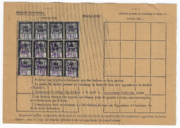 BARBASTE  Assurances Sociales Fiscaux Socio-postaux Type 1935 Petit Format 1,50 F X 12 Noir Yv 39 - Autres & Non Classés