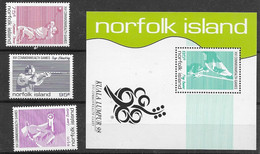Norfolk Mnh ** 1998 6,5 Euros Set And Sheet - Norfolk Island