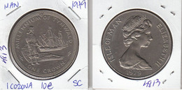 E4813 MONEDA ISLA DE MAN 1 CORONA SIN CIRCULAR 1979 10 - Sonstige & Ohne Zuordnung