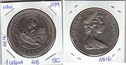 E4816 MONEDA ISLA DE MAN 1 CORONA SIN CIRCULAR 1979 10 - Sonstige & Ohne Zuordnung