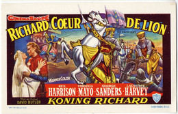 ♥️ King Richard And The Crusaders (Cinema, Acteurs, Actrices, Film, Movie, Movie Stars) (B-28) Cine ALFA, Pittem - Other Formats