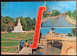 TIMISOARA 1973 40b Illustrated Postal Stationery Card: Kayak, Kajak,tram, Tramway, Strassenbahn Bridge (Romania Roumanie - Interi Postali