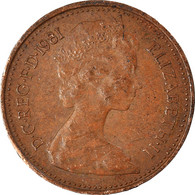 Monnaie, Grande-Bretagne, 1/2 New Penny, 1981 - 1/2 Penny & 1/2 New Penny