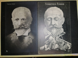 Francisco Ferrer (Espagne) / Surréalisme / Nu, Franc-maçonnerie,... / 2 Cartes Neuves - Satira