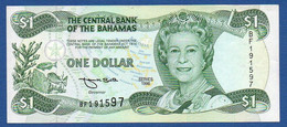 BAHAMAS - P.57 – 1 Dollar 1996 XF+, Serie BF191597  "Elizabeth II" Issue - Bahamas