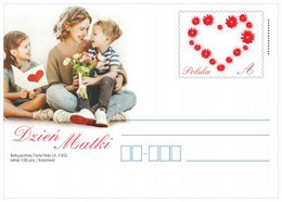 Poland 2022 / Mother's Day, Celebration, Heart Made Of Flowers / Postcard New!!! - Giorno Della Mamma