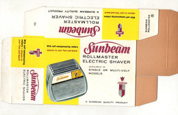 Boite En Papier à Monter Sunbeam Rollmaster Electric Shaver - Format : 29.5x16 cm - Boîtes