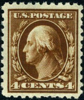 US #465 VF Mint Hinged 4c Washington From 1916 - Unused Stamps