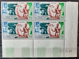 France Grandes Séries Coloniales 1949 75e Anniversaire De L'UPU Wallis Et Futuna PA11 En Bloc De 4 Cd **TB Cote 60€ - 1949 75e Anniversaire De L'UPU