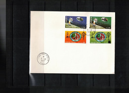 Togo 1972 Space / Raumfahrt Apollo 14 Set Overprinted With Soyuz Tragedy Overprint Set Interesting Cover - Afrika